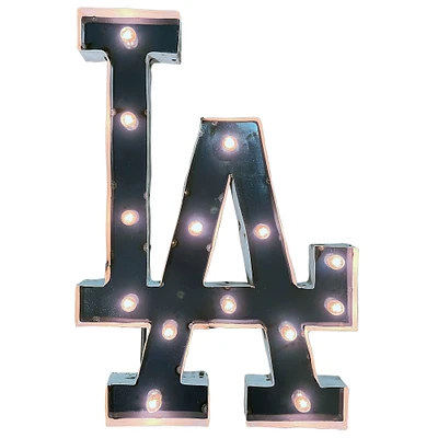 Imperial Los Angeles Dodgers 24" x 16.5" Lighted Logo Recycled Metal Sign