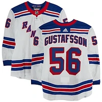 Erik Gustafsson New York Rangers Game-Used #56 White adidas Jersey Worn During the Eastern Conference Finals of the 2024 Stanley Cup Playoffs vs. Florida Panthers