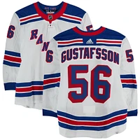 Erik Gustafsson New York Rangers Game-Used #56 White adidas Jersey Worn During the Eastern Conference Finals of the 2024 Stanley Cup Playoffs vs. Florida Panthers