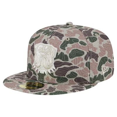 Men's New Era Cleveland Browns Geo Camo 59FIFTY Fitted Hat