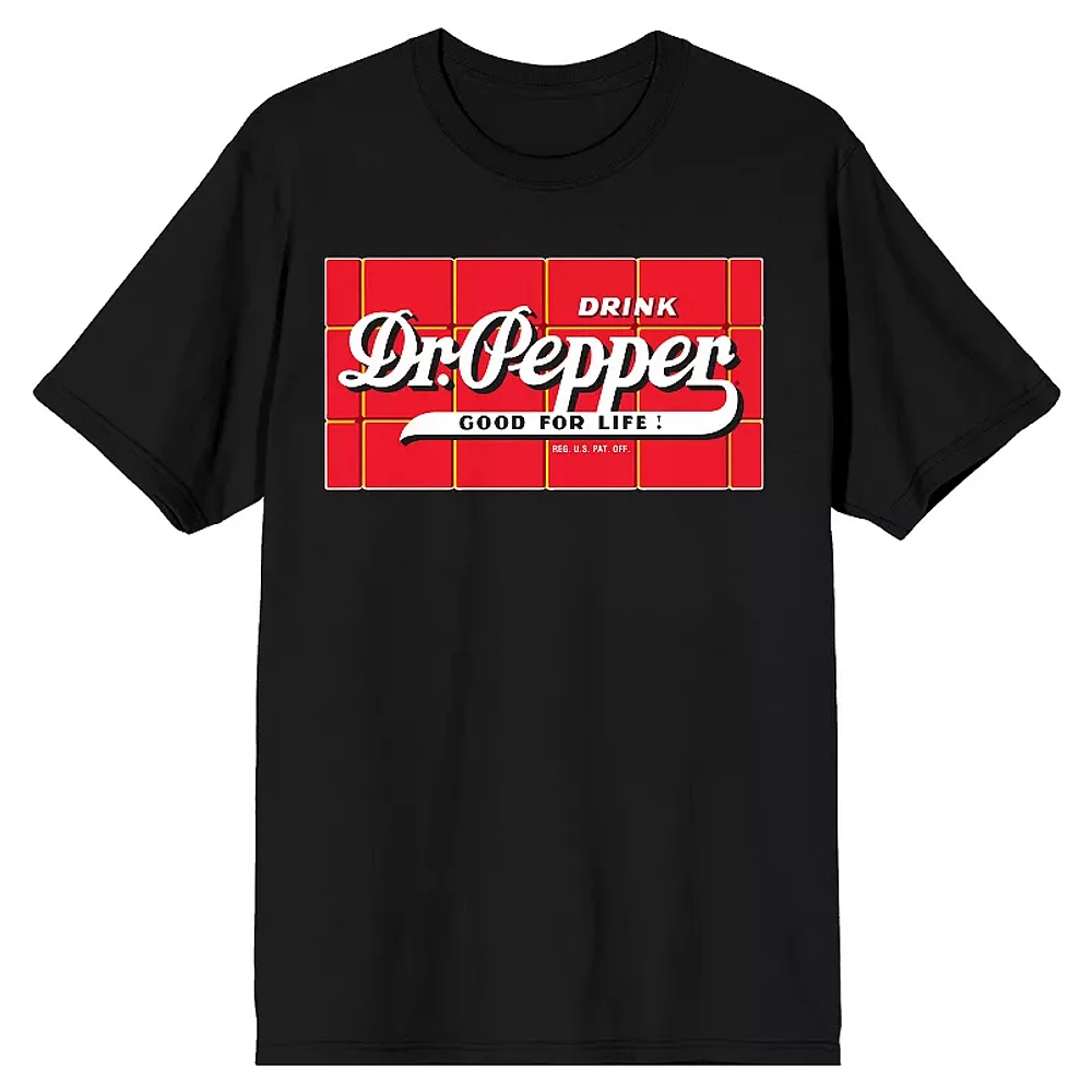 Men's Black Dr Pepper Good For Life T-Shirt