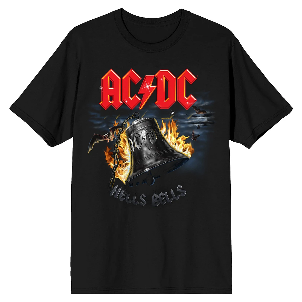 Men's Black AC/DC Hells Bells T-Shirt