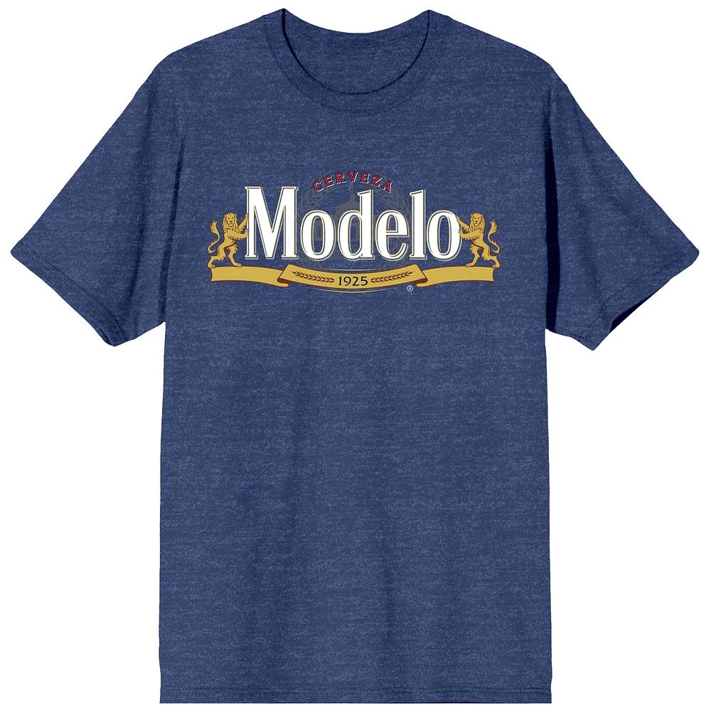 Women's Navy Modelo Logo T-Shirt