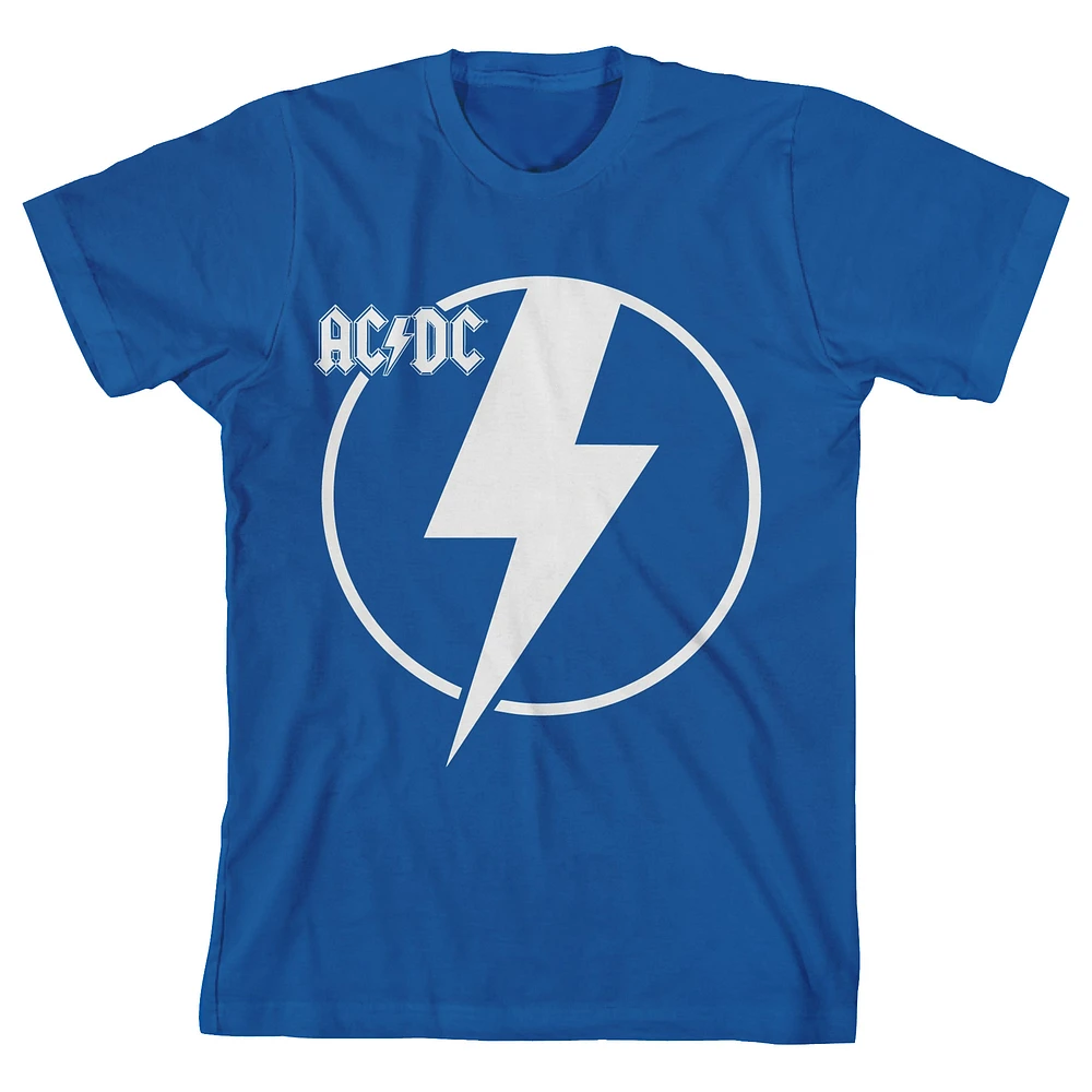 Youth Royal AC/DC Thunderbolt Icon T-Shirt