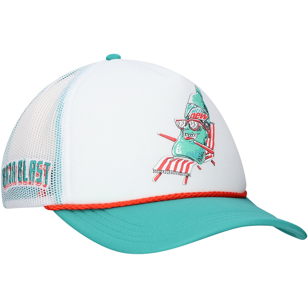 Men's White Mountain Dew Baja Blast or Bust Foam Adjustable Trucker Hat