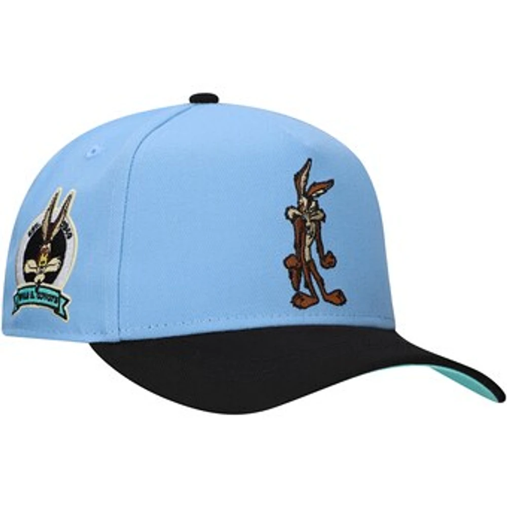 Men's Light Blue Looney Tunes Wile E. Coyote A-Frame Adjustable Hat