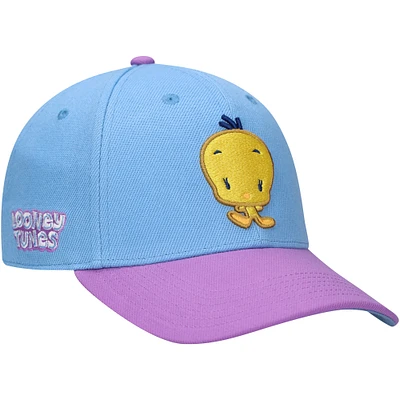 Youth Light Blue Looney Tunes Tweety Bird Chibi Adjustable Hat