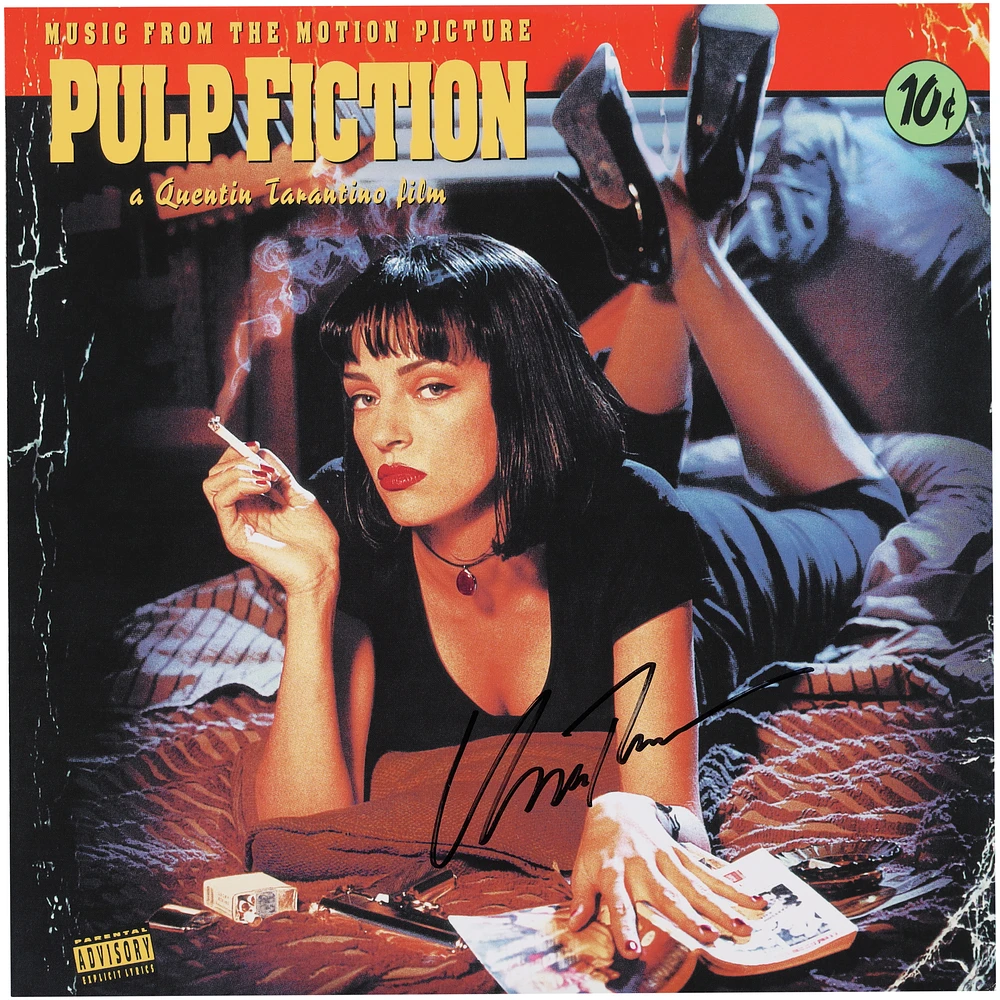 Uma Thurman Pulp Fiction Autographed Soundtrack Vinyl Album