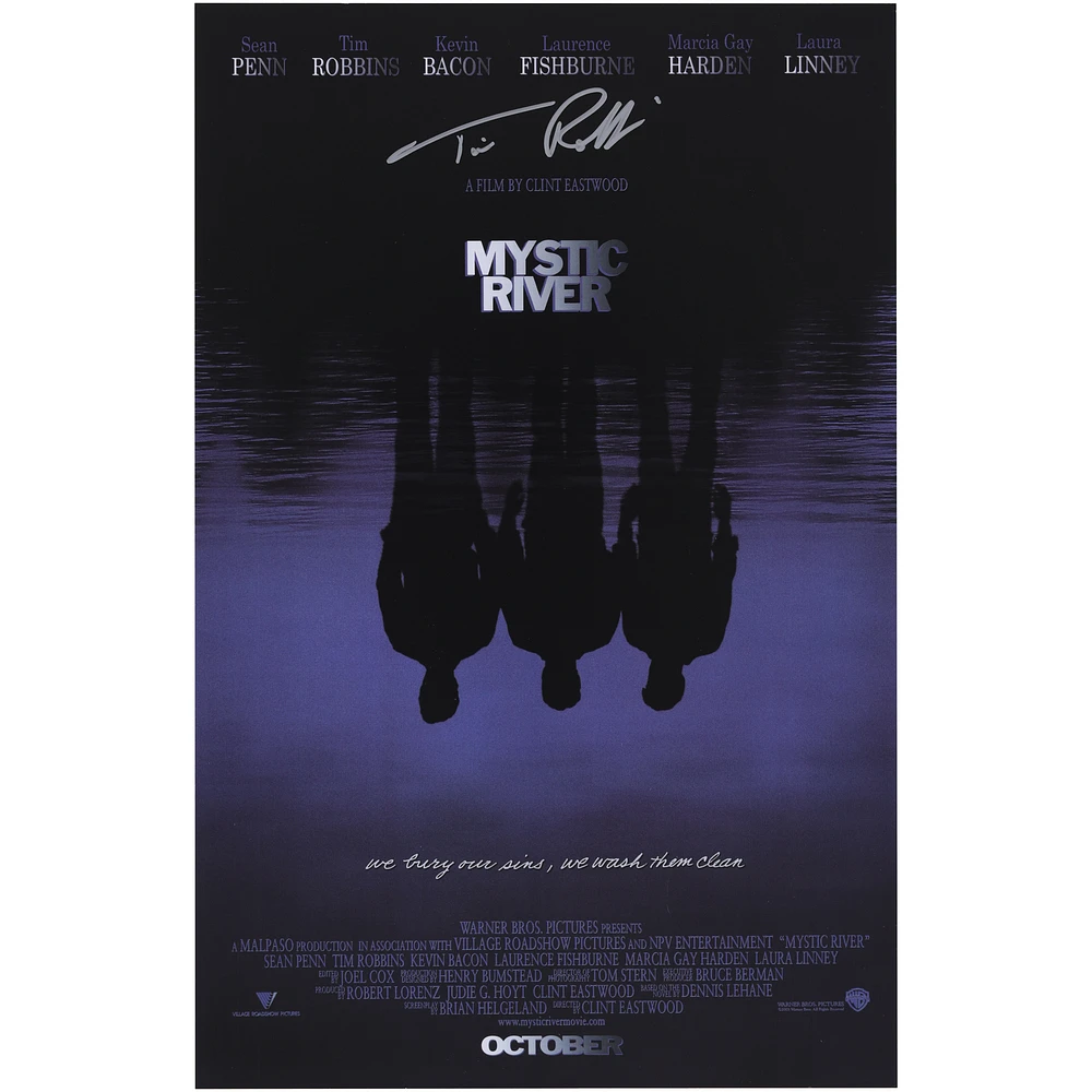 Tim Robbins Autographed Mystic River 11" x 17" Movie Poster
