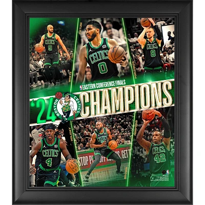 Boston Celtics 2024 Eastern Conference Champions Framed 15" x 17" Collage