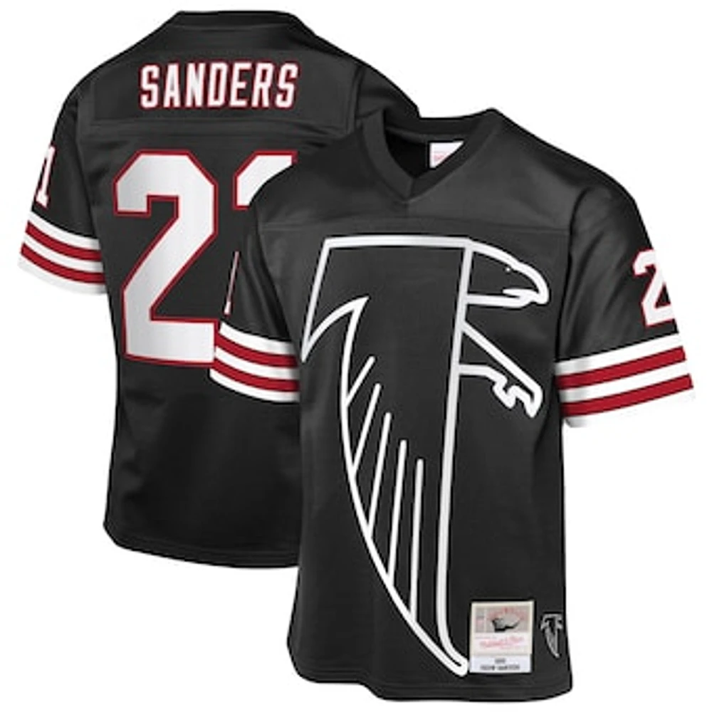 Youth Mitchell & Ness Deion Sanders Black Atlanta Falcons 1992 Throwback Fashion Jersey