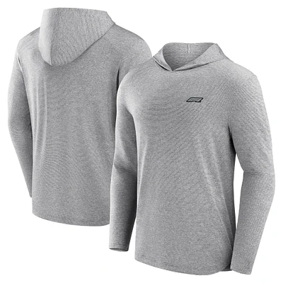 Men's Gray Formula 1 Front Office Power Mono Long Sleeve Hoodie T-Shirt