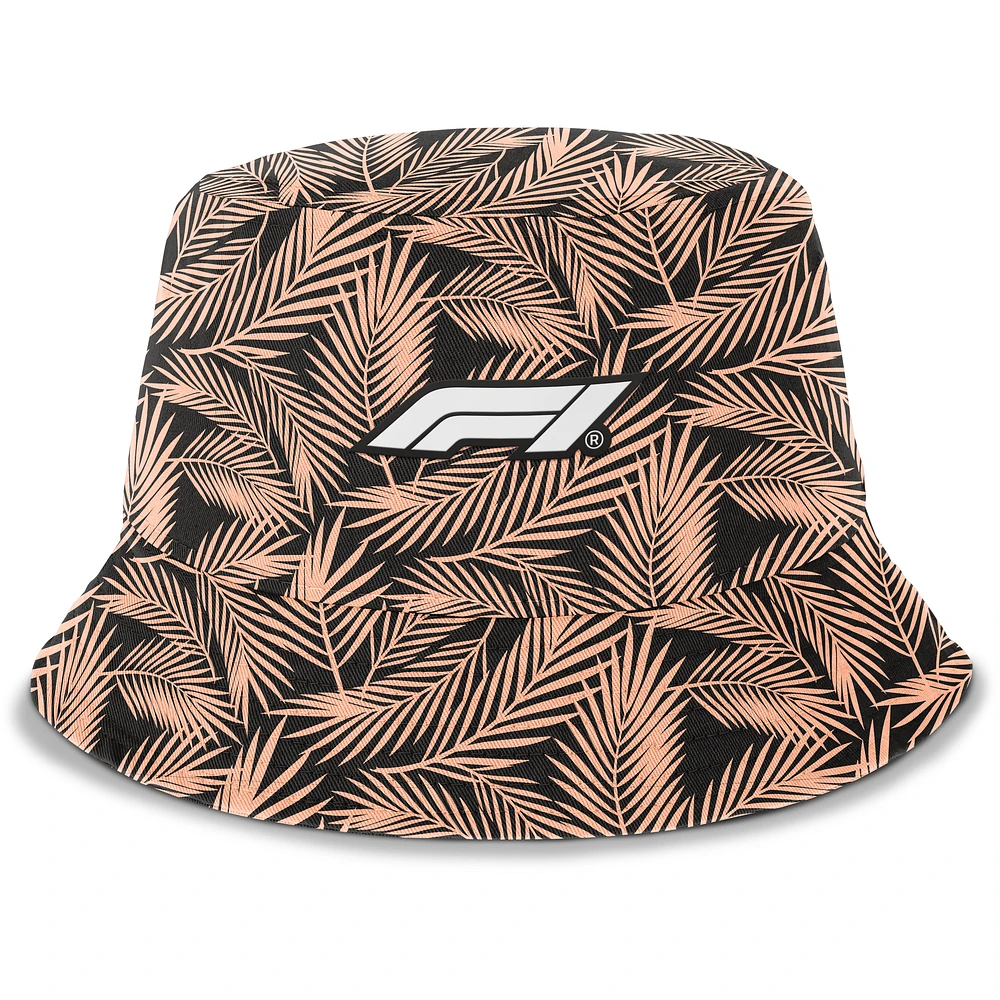 Men's Black Formula 1 Shield Bucket Hat