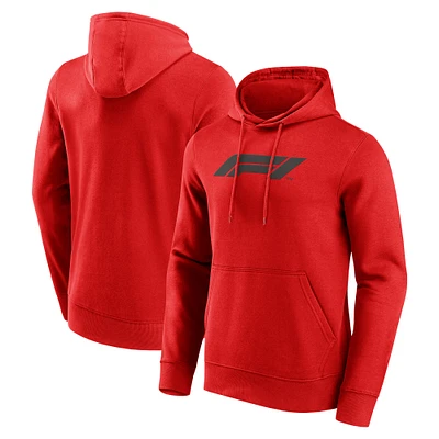 Men's Red Formula 1 Primary Logo Pullover Hoodie