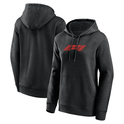 Men's Black Formula 1 Primary Logo Pullover Hoodie