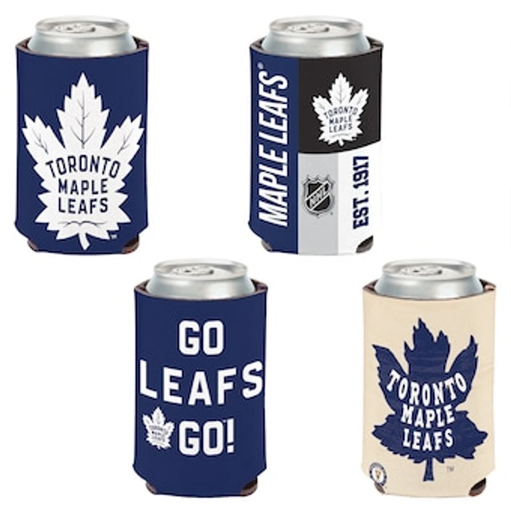 WinCraft Toronto Maple Leafs 4-Pack 12oz. Can Cooler Set