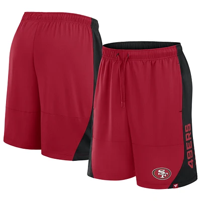 Men's Fanatics Scarlet San Francisco 49ers No Defense Shorts