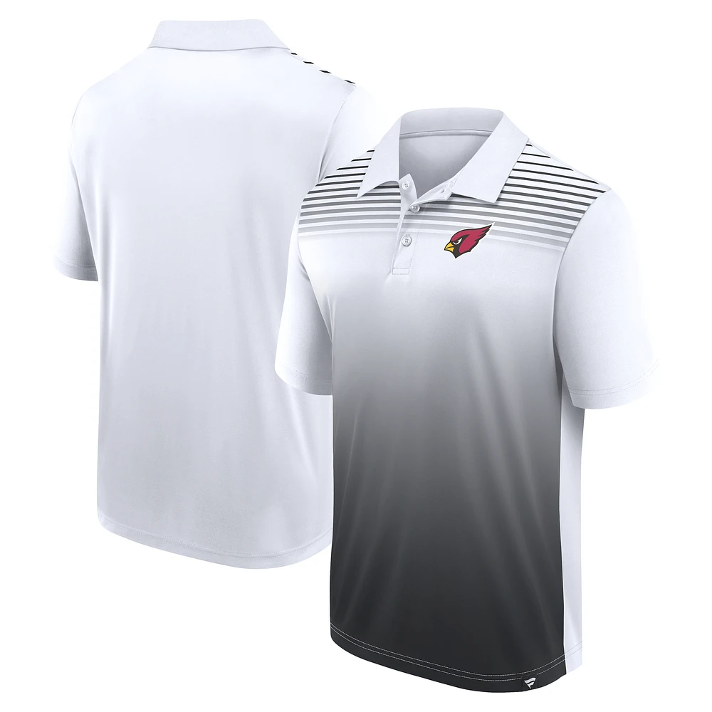 Men's Logo Athletic White Arizona Cardinals Sandlot Game Polo