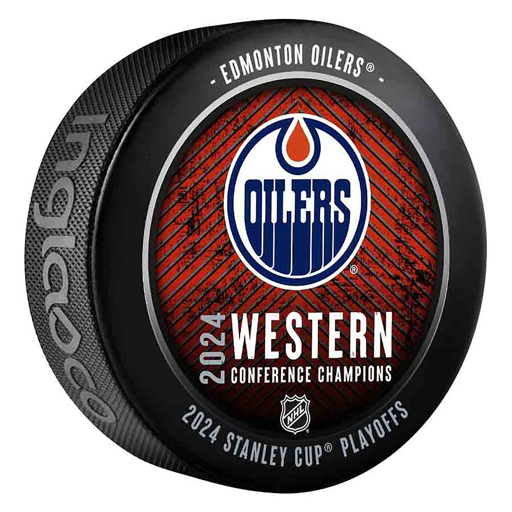 Edmonton Oilers 2024 Western Conference Champions Hockey Puck