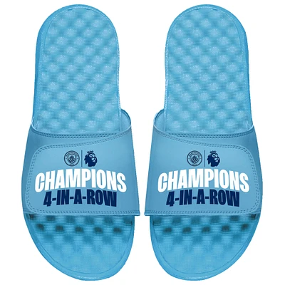 Unisex ISlide Sky Blue Manchester City Four-Time Consecutive Premier League Champions Slide Sandals