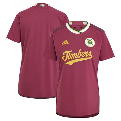 Women's adidas Red Portland Timbers 2024 Archive Replica Jersey