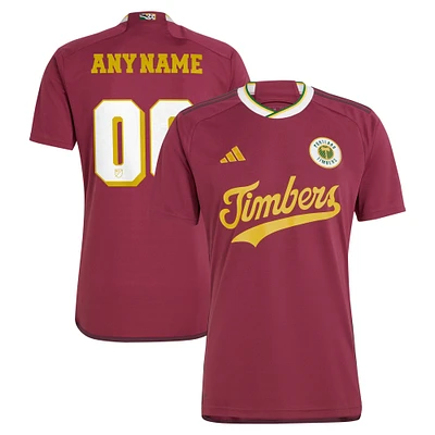 Men's adidas Red Portland Timbers 2024 Archive Custom Replica Jersey