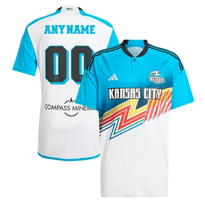 Men's adidas White Sporting Kansas City 2024 Archive Custom Replica Jersey