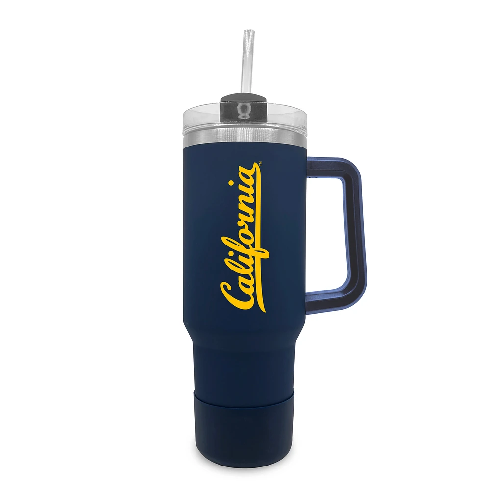 Cal Bears 40oz. Stainless Tumbler with Handle & Removable Straw