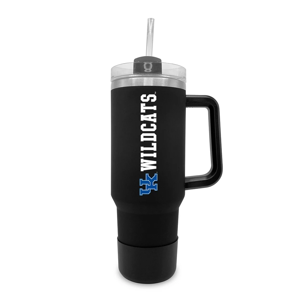 Kentucky Wildcats 40oz. Stainless Tumbler with Handle & Removable Straw