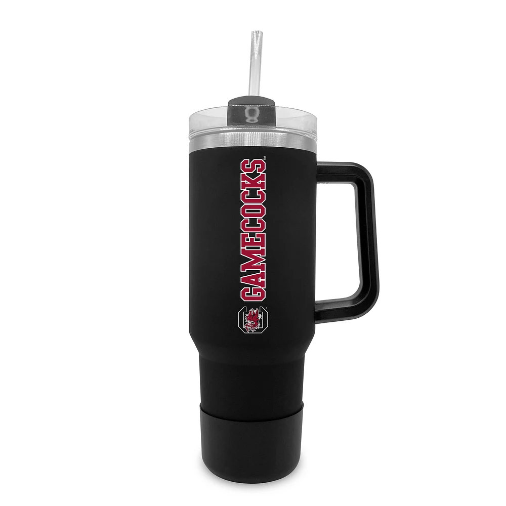 South Carolina Gamecocks 40oz. Stainless Tumbler with Handle & Removable Straw