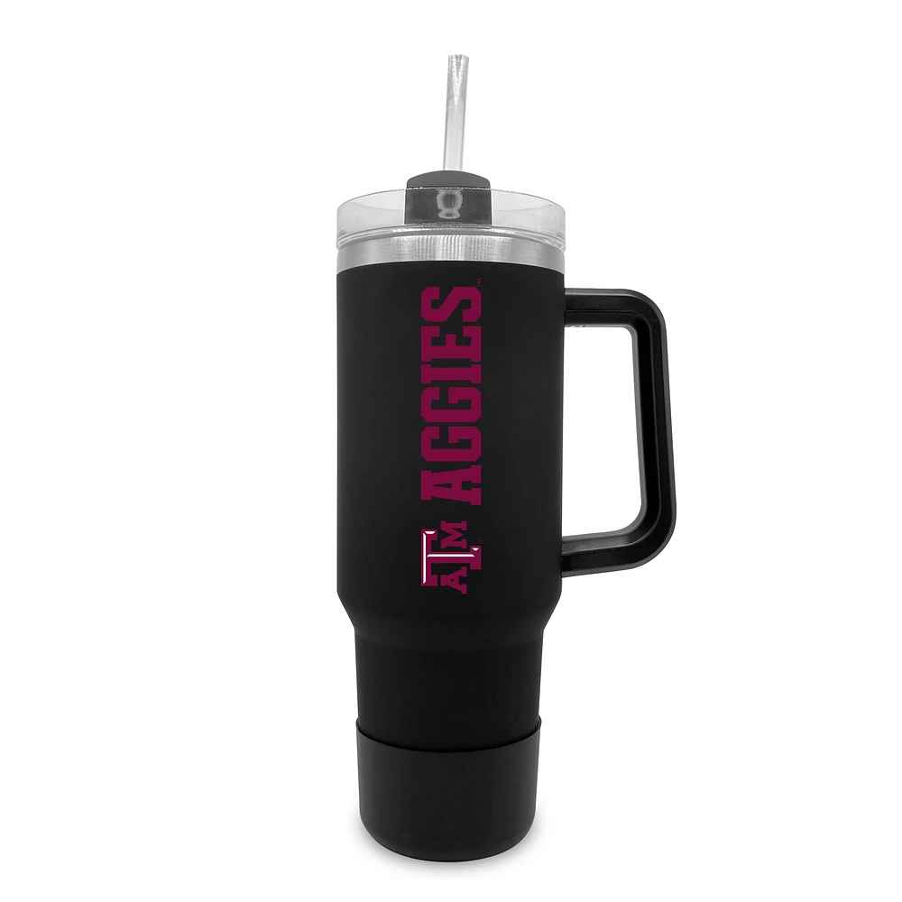 Texas A&M Aggies 40oz. Stainless Tumbler with Handle & Removable Straw
