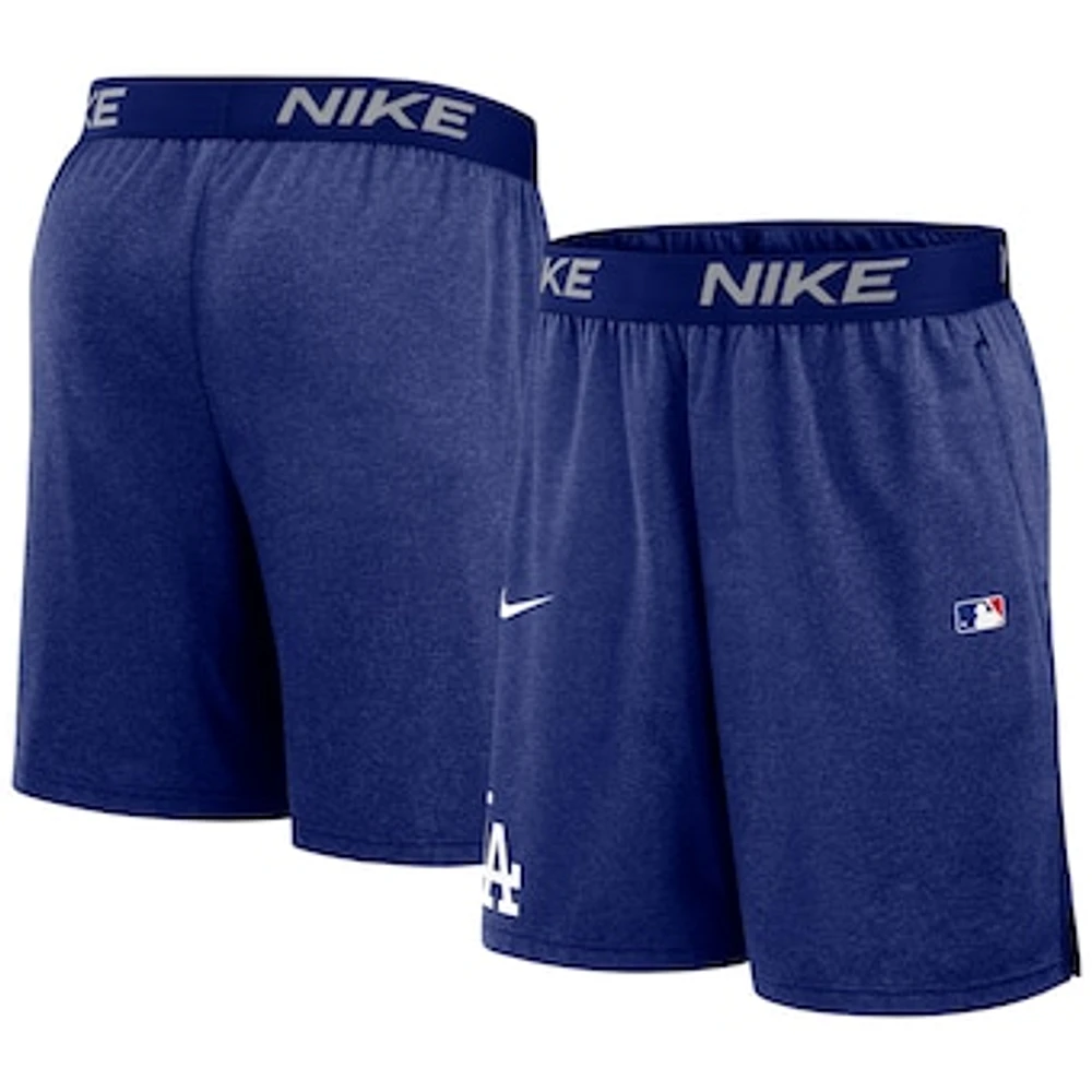 Men's Nike Royal Los Angeles Dodgers Authentic Collection Performance Knit Shorts