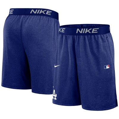 Men's Nike Royal Los Angeles Dodgers Authentic Collection Performance Knit Shorts