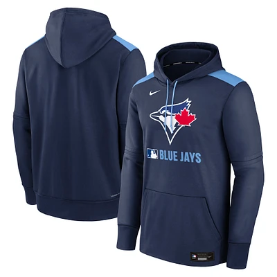 Men's Nike Navy Toronto Blue Jays Authentic Collection Performance Pullover Hoodie