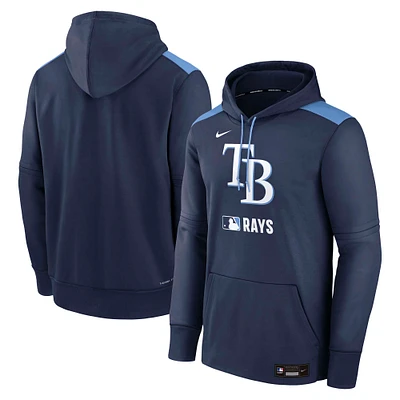 Men's Nike Navy Tampa Bay Rays Authentic Collection Performance Pullover Hoodie