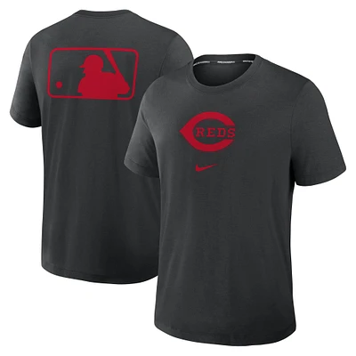 Men's Nike Cincinnati Reds Authentic Collection Early Work Tri-Blend Performance T-Shirt