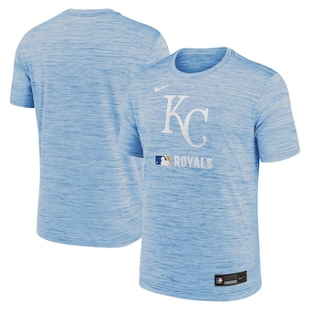 Men's Nike Light Blue Kansas City Royals Authentic Collection Velocity Performance T-Shirt