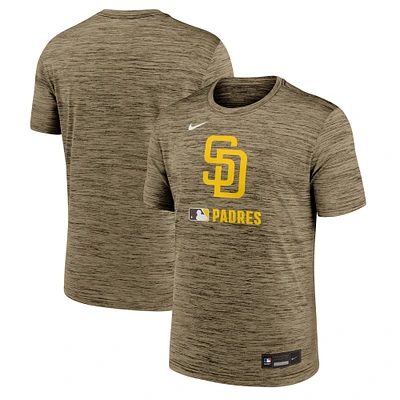 Men's Nike Brown San Diego Padres Authentic Collection Velocity Performance T-Shirt