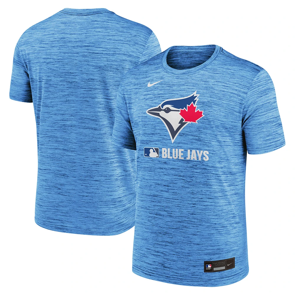 Men's Nike Powder Blue Toronto Jays Authentic Collection Velocity Performance T-Shirt