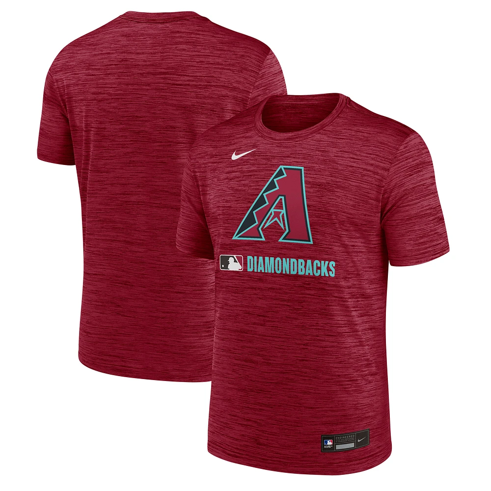 Men's Nike Red Arizona Diamondbacks Authentic Collection Velocity Dri-FIT T-Shirt