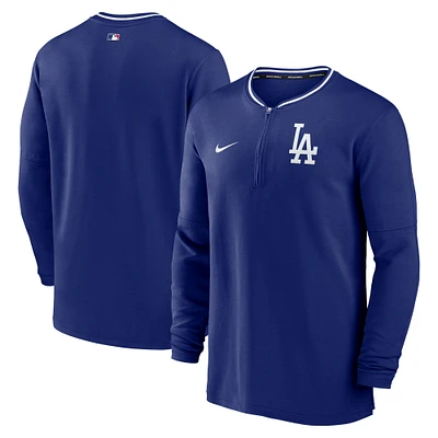 Men's Nike Royal Los Angeles Dodgers Authentic Collection Performance Half-Zip Top