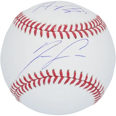 Ronald Acuña Jr. & Austin Riley Atlanta Braves Autographed Baseball