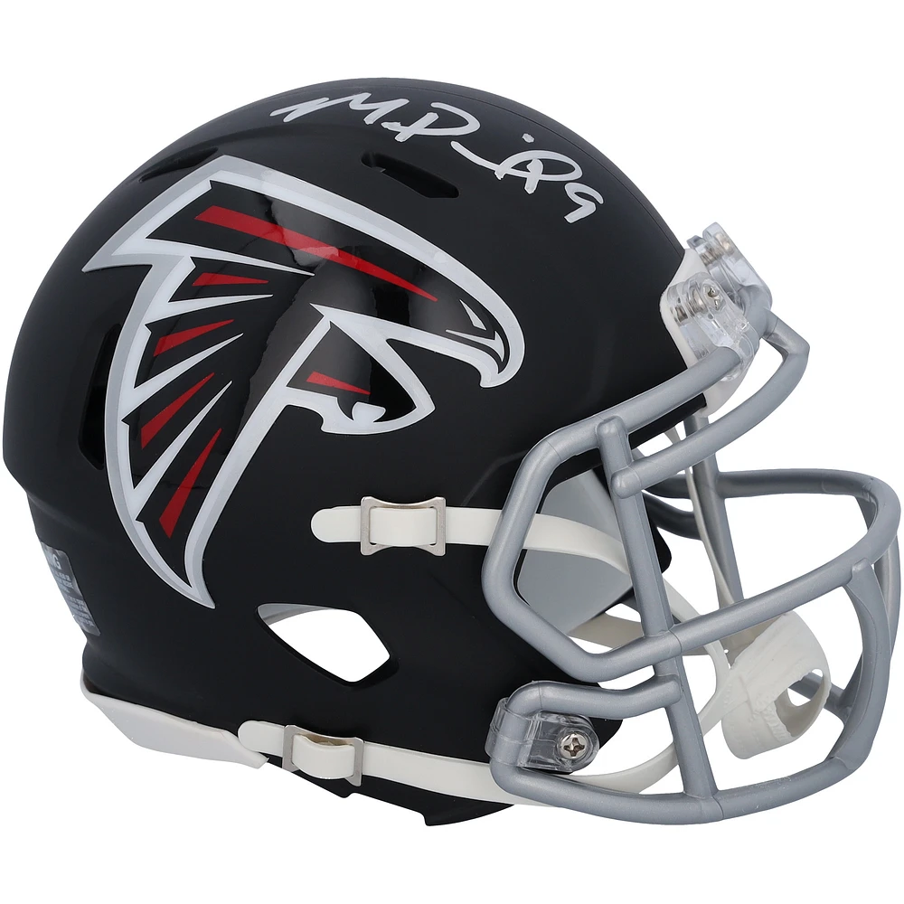 Michael Penix Jr. Atlanta Falcons Autographed Riddell Speed Mini Helmet