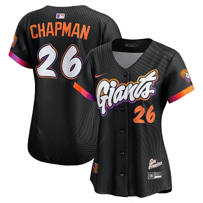 Women's Nike Matt Chapman Anthracite San Francisco Giants 2025 City Connect Limited Jersey