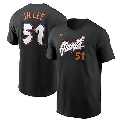 Men's Nike Jung Hoo Lee Anthracite San Francisco Giants 2025 City Connect Fuse Name & Number T-Shirt