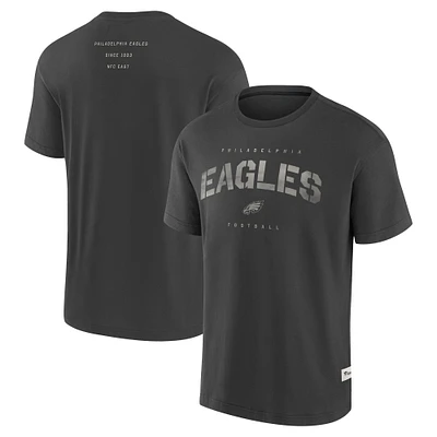 Men's Fanatics Charcoal Philadelphia Eagles Elements Weathered Tonal Future Ground T-Shirt