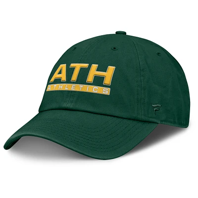 Women's Fanatics Green Athletics Fly Out Adjustable Hat