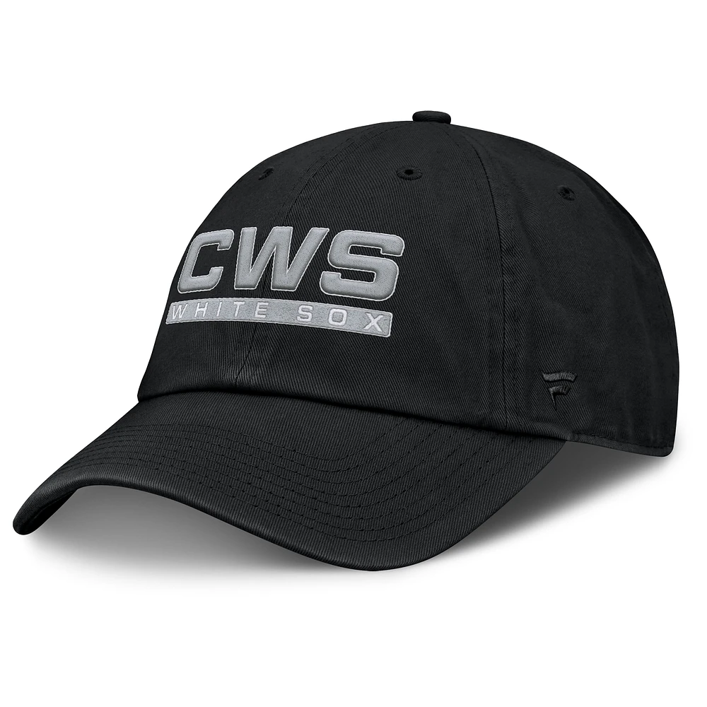 Women's Fanatics Black Chicago White Sox Fly Out Adjustable Hat