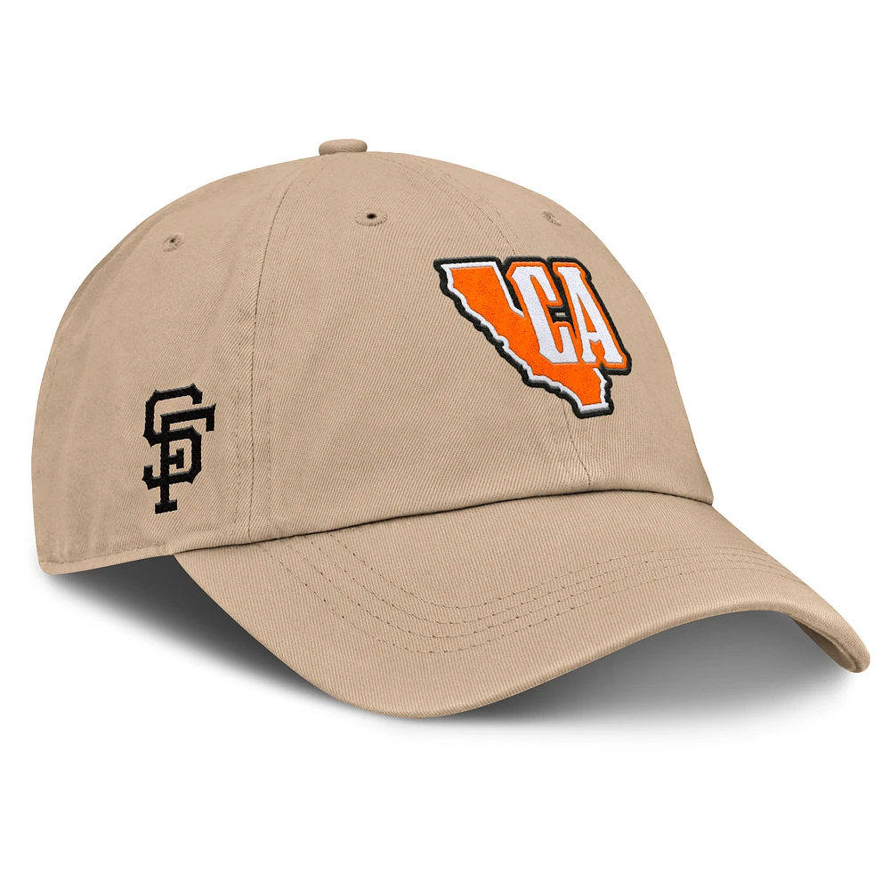 Women's Fanatics Tan San Francisco Giants Cooperstown Collection Adjustable Hat