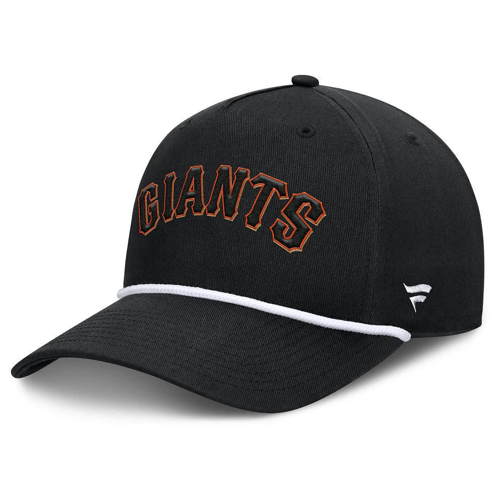 Men's Fanatics Black San Francisco Giants Clubhouse Foul Ball A-Frame Adjustable Hat